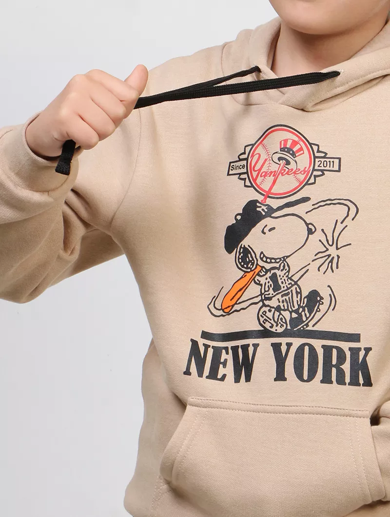 Sweat-shirt à capuche imprimé garçon